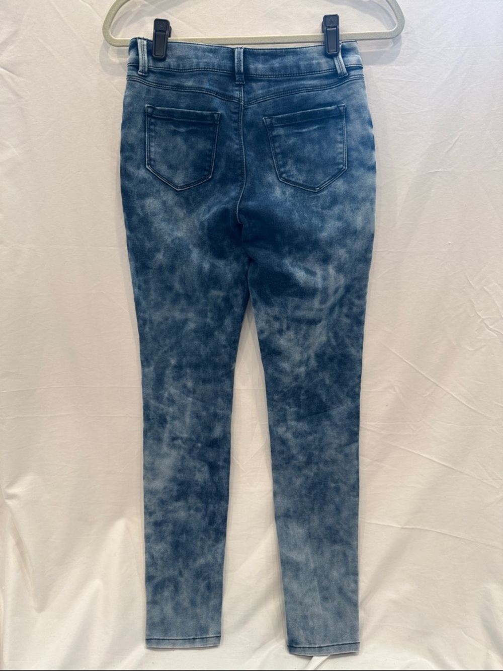 BLUE SPICE Women's Blue Acid Wash Skinny Jeans, Size 5 - Picture 2 of 3